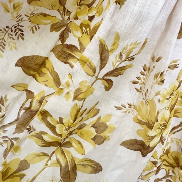 NWT Zimmermann Golden Asymmetric Dress Yellow Toile Floral Size 1 Small 4-6 $895 - Picture 8 of 15